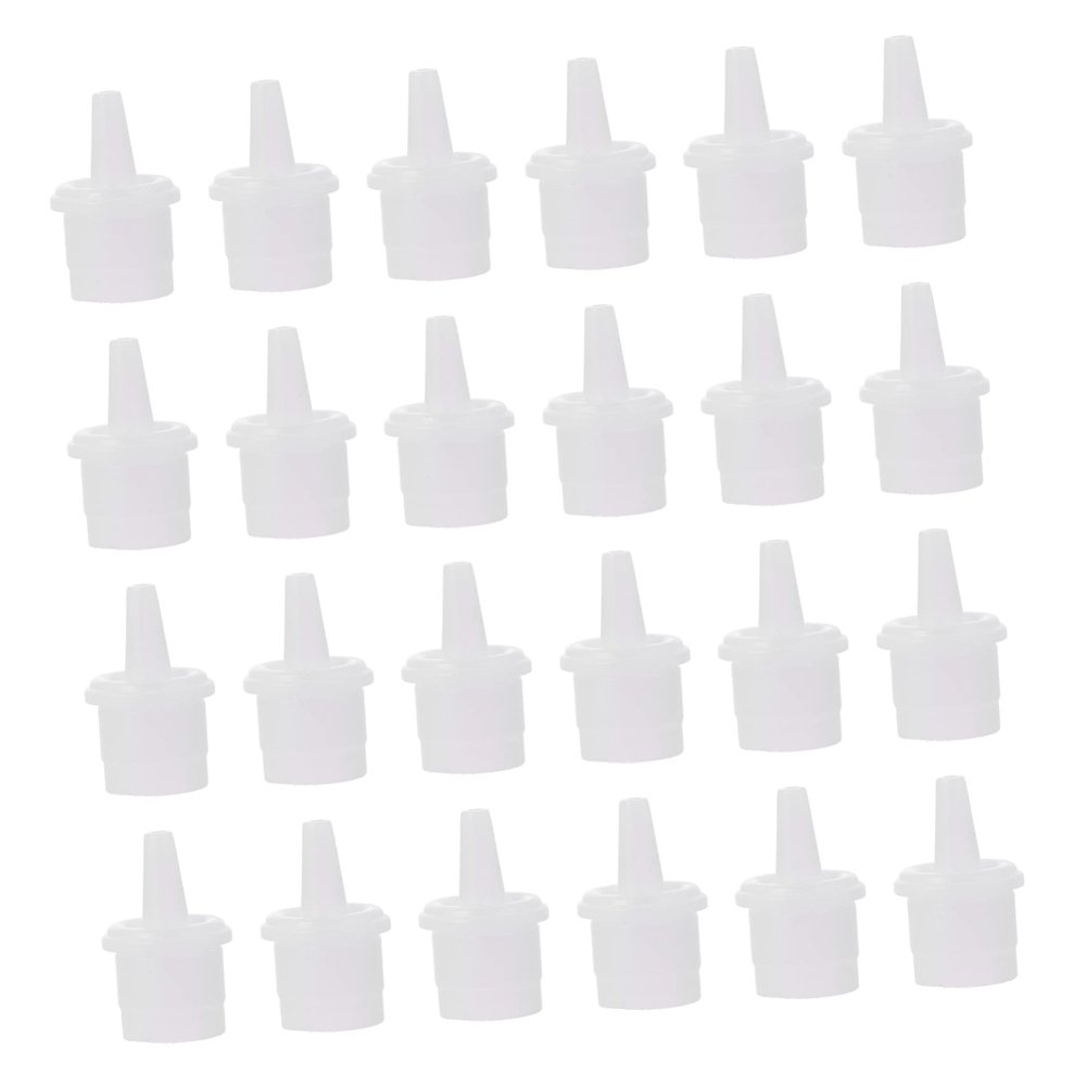 Beatifufu 100pcs Eyelash Glue Bottle Nozzle Caps Replacement Tips for Lash Bottles Tool for Beauty Salons Home Use Prevents Clogging Safe Material