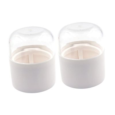 Angoily 2pcs Makeup Sponge Holder Portable Beauty Egg Organizer for Efficient Storage and Protection of Cosmetic Sponges Lightweight and Breathable Design for Home and Travel