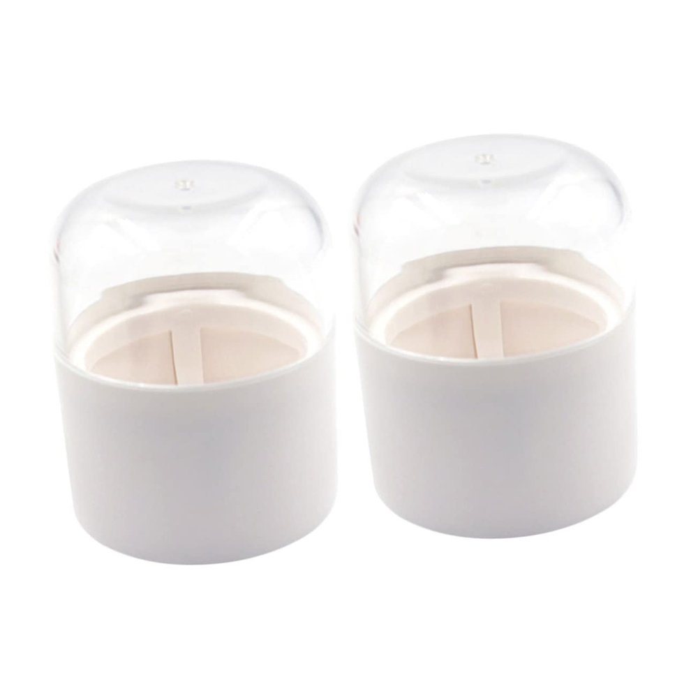 Angoily 2pcs Makeup Sponge Holder Portable Beauty Egg Organizer for Efficient Storage and Protection of Cosmetic Sponges Lightweight and Breathable Design for Home and Travel