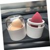 Angoily 2pcs Makeup Sponge Holder Portable Beauty Egg Organizer for Efficient Storage and Protection of Cosmetic Sponges Lightweight and Breathable Design for Home and Travel view 2