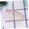 Beatifufu 1Pc Rhinestone Inlay Hair Comb Alloy Insert Bridal Hair Accessories for Wedding Decoration Elegant Headdress for Women and Girls view 2