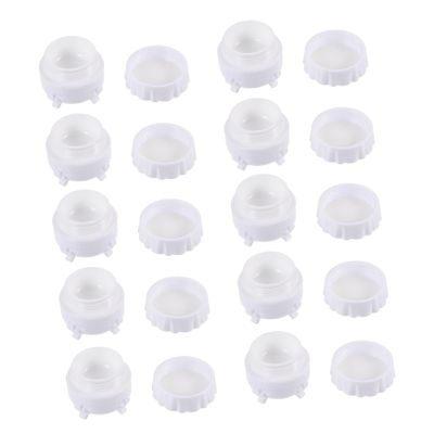 Beatifufu 10pcs Jars Empty Containers Travel Toiletry Jars Refillable Cosmetics Sample Containers for Travel