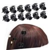 Beatifufu 24pcs Mini Claw Clips for Women and Girls Non-slip Plastic Hair Claws for Thick and Thin Hair Black Everyday Use view 4
