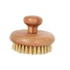 Angoily 1pc Portable Bath Brush Handle and Natural Bristles Practical Shower Tool for Back Massage and Exfoliation Compact Design for Body Cleaning view 1