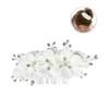 Beatifufu Bridal Hair Accessory Rhinestone Flower Design Elegant Side Comb for Weddings Engagements Proms and Parties Lightweight and Comfortable Hair Side Comb for Women view 1