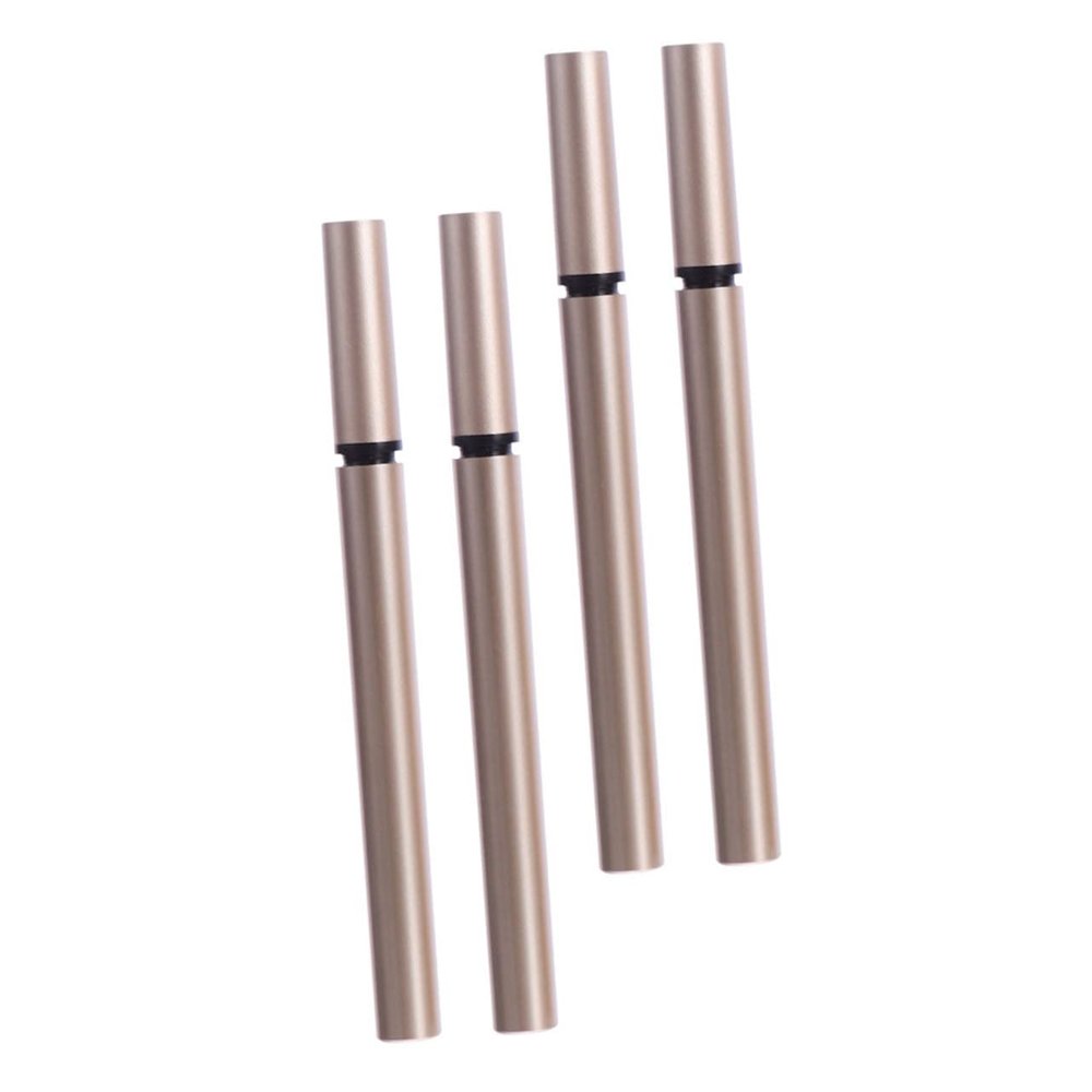 Beatifufu 4pcs Eyeliner Tubes Mini Liquid Eyeliner Container for Makeup Artists and Beginners Portable Applicator for Nail Oil More Easy to Use and Clean