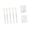 Beatifufu 20pcs Portable Lip Brushes Cap Disposable Lip Applicators for Makeup for Cosmetic Use and Travel view 2