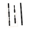 Beatifufu 1pc Portable Makeup Brush Detachable Lip Eyeliner and Concealer Brush Cover for Travel and Outdoor Use Black Design view 3
