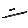 Beatifufu 1pc Portable Makeup Brush Detachable Lip Eyeliner and Concealer Brush Cover for Travel and Outdoor Use Black Design view 4