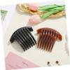Beatifufu 10pcs Acrylic Shaped Hair Combs for Women Insert Combs Black and Elegant Hair Accessories for Daily Use and Special Occasions view 4