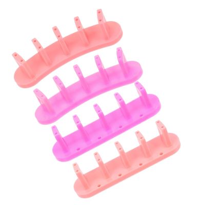 Beatifufu 4pcs Nail Art Display Stands for Practice Easy to Assemble Manicure Training Holder for Beginners and Professionals for Nail Designs and Demonstrations