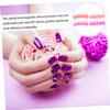 Beatifufu 4pcs Nail Art Display Stands for Practice Easy to Assemble Manicure Training Holder for Beginners and Professionals for Nail Designs and Demonstrations view 3