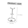 Angoily Shaving Brush Holder Rack Stand for Bathroom Organization Dual Bracket Design for Brush Storage Shaving Tools Rack view 3