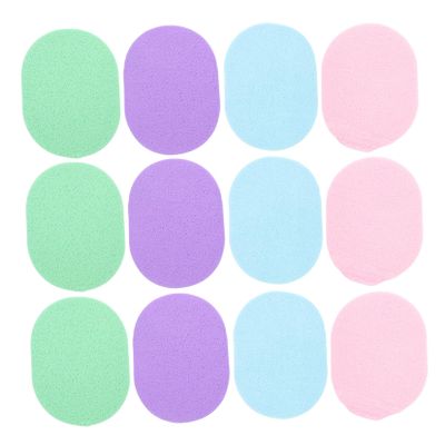 Angoily 50pcs Natural Sea Sponge Facial Cleansing Pads Gentle Face Cleaning Sponge for Deep Cleansing and Brightening Skin Tone Random Colors