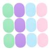 Angoily 50pcs Natural Sea Sponge Facial Cleansing Pads Gentle Face Cleaning Sponge for Deep Cleansing and Brightening Skin Tone Random Colors view 1