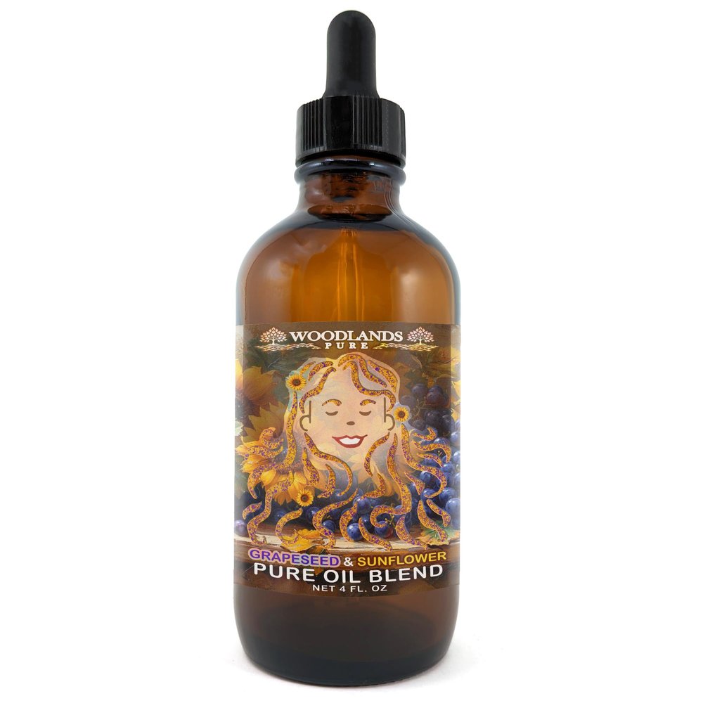 Woodlands Pure Grapeseed and Sunflower Oil Blend (4oz)