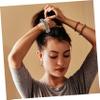 Angoily 3pcs Hair Bun Maker Tools for Women Lightweight Half-bun Shaper for Thick Hair for Girls for Daily Wear and Special Occasions Random Color view 3