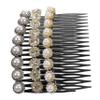 Angoily 3pcs Decorative Pearl Hair Combs for Women Chic Side Combs for Styling and Updos for Special Occasions and Everyday Use view 1