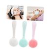 Angoily Facial Cleansing Brush Set 3pcs Silicone Face Exfoliator for Blackhead Removal Makeup Brush Cleaner Portable Face Massager view 3