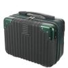 Angoily 14-inch Small Suitcase for Toiletry Makeup Storage Case Durable, Green, 30.5X22.5X15CM view 1