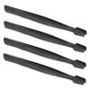 Didiseaon 4pcs Stainless Steel Eyelash Tweezers Straight Tip Lash Applicator Tool for Eyelash Extensions and Fake Lashes Ergonomic Design for Easy Grip and Use view 1