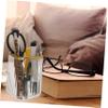 Angoily Makeup Brush Holder Organizer for Vanity Light Luxury Design Pen Container for Home and Office Use and Versatile Makeup Supplies Storage view 2