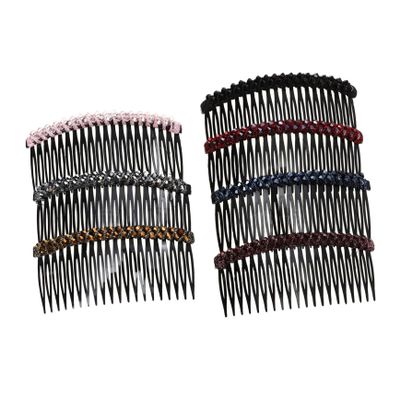 Didiseaon 7pcs Rhinestone Crystal Hair Combs for Women Stylish Side Combs for Hair Decoration for Weddings Parties and Special Occasions