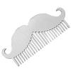 Angoily Stainless Steel Pocket Comb for Beards and Mustaches Multi-functional Travel Grooming Tool with Rounded Tips for Gentle Care Durable and Lightweight Design for Men view 1