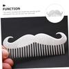Angoily Stainless Steel Pocket Comb for Beards and Mustaches Multi-functional Travel Grooming Tool with Rounded Tips for Gentle Care Durable and Lightweight Design for Men view 4