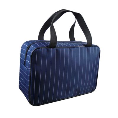 DOITOOL Portable Travel Toiletry Bag Waterproof Wash Bag for Fitness Large Shower Bag Fine Workmanship, Dark Blue, 30x11.5cm