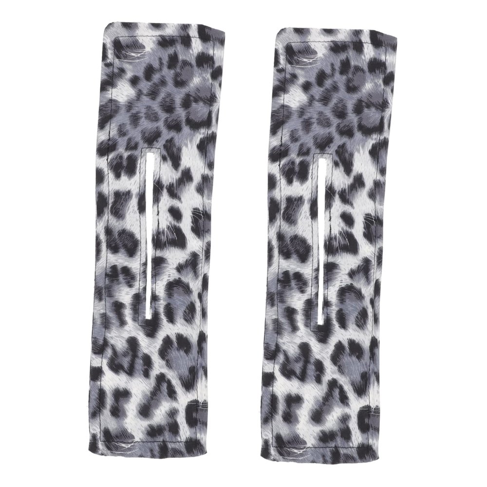 Angoily 2pcs Leopard Print Headband Hair Bun Maker Bun Shaper for Women Hair Accessories for Styling