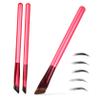 Angoily Unique Eyebrow Brush Design 3 Pcs Set for Natural Wild Brows Makeup Cosmetic Supplies view 1