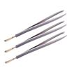 Angoily 3pcs Stainless Steel Eyebrow Tweezers Handheld Brow Clamps for Removal and Grooming for Eyebrow and Eyelash Care view 1