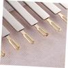 Angoily 3pcs Stainless Steel Eyebrow Tweezers Handheld Brow Clamps for Removal and Grooming for Eyebrow and Eyelash Care view 4