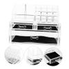 Angoily Compact Makeup Tray 1pc Desktop Cosmetics Box Makeup Organizers for Women view 3