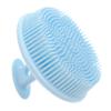 Angoily Silicone Bathing Brush Soft Exfoliating Shower Scrubber with Ergonomic Handle Gentle Massage for All Body Parts Convenient for Daily Use Light Blue view 1