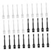 Didiseaon 30pcs Nylon Beard Cleaning Brush Portable Shaving Tool for Broken Hair Removal Gentle Soft Bristle Brushes Smooth Polishing Handle for Barbers and Personal Use view 1