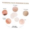 Angoily 50pcs Facial Sponges Compact Face Cleaning Pads Exfoliating Facial Sponge Puff Makeup Remover Face Wash Pads for Women Men view 2