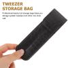 Angoily Magnetic Tool Tweezer Holder Lash Tweezer Lashes Para Uas Nail Art Tools Lash Makeup Organizer Bag Case Empty Nest Clip Plush Make up view 4