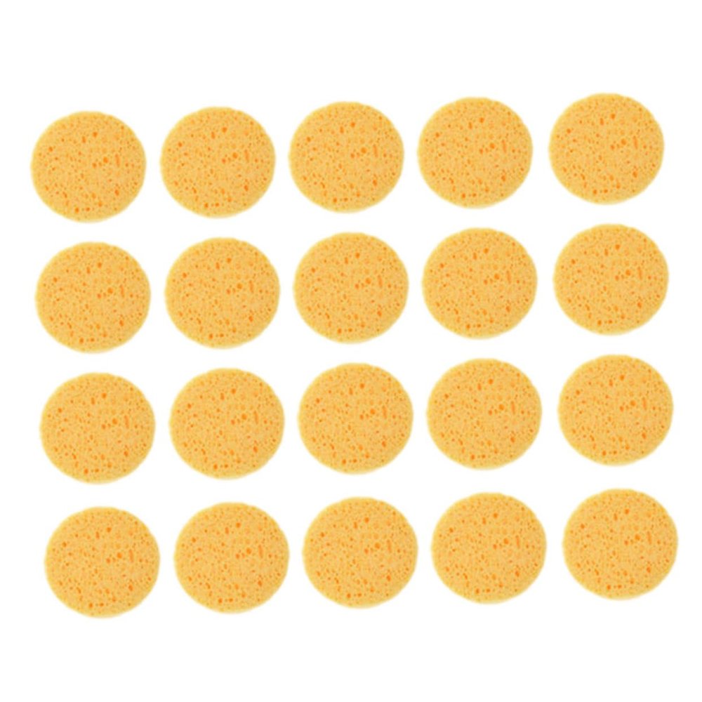 Angoily 60pcs Makeup Powder Puff Sponge Girl Cosmetic Pad Accessory for Face Powder Application