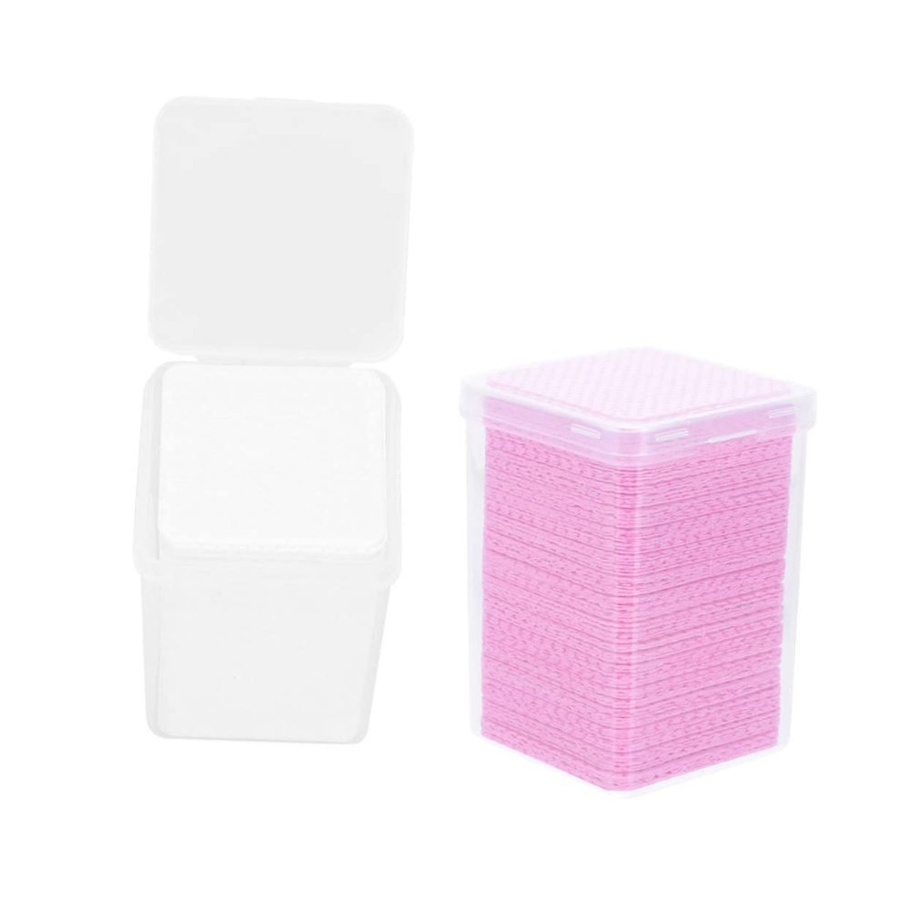 NOLITOY Cotton Pads Gel Soak Off Remover Eyelash Extension Cleaners Lint Salon Supplies