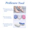 Mipcase Gentle Foot Stone Pumice Remover Brush Set 6 Pieces Double-Sided Foot Scraper for Pedicure Random view 3