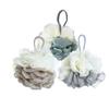 FRCOLOR 6pcs Bath Ball Bubble Making Net Grey and Green Soft Bath Puff for Women view 1