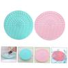 Didiseaon 2pcs Silicone Makeup Scrubber for Easy Makeup Tool Cleansing for Home Beauty Salon Use view 2