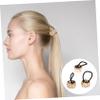 Didiseaon 6pcs Rose Gold Hair Cuff Ponytail Holders Elastic Hair Bands for Women and Girls for Sports Travel and Everyday Use view 3