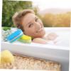 NOLITOY 6pcs Exfoliating Bath Sponge Adult Shower Cleaning Sponge Three Design for Skin Scrubbing Random Colors view 3