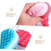 NOLITOY 6pcs Exfoliating Bath Sponge Adult Shower Cleaning Sponge Three Design for Skin Scrubbing Random Colors view 4