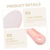 FRCOLOR 2pcs Handheld Foot Scrubber Exfoliator Double-Sided Callus Remover for Smooth Feet Portable Pedicure Tool for Home and Salon Use Easy to Clean and Reusable view 2