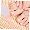 FRCOLOR 2pcs Handheld Foot Scrubber Exfoliator Double-Sided Callus Remover for Smooth Feet Portable Pedicure Tool for Home and Salon Use Easy to Clean and Reusable view 3