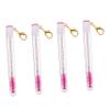 NOLITOY 4pcs Eyelash Brush Keychain Mascara Wand Keychain Lash Tools for False Lashes Plastic Artificial Fiber Portable Makeup Brush Set view 1